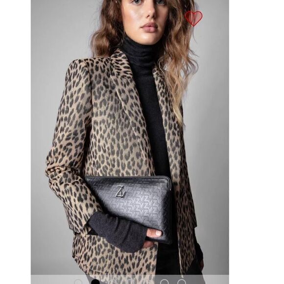 Zadig & Voltaire & Zv Initiale La Pouch Clutch NWOT - Picture 1 of 13